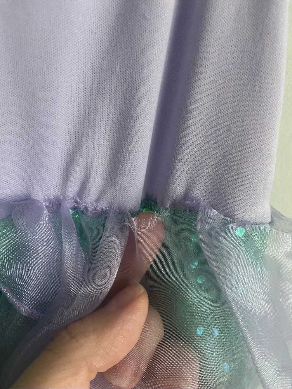 Disney Store Ariel Little Mermaid Princess Costume Dress size 4 girls